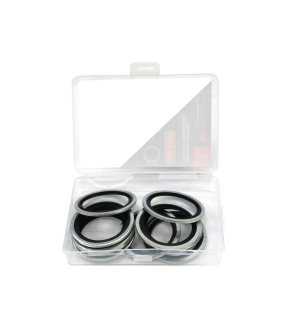 Podkładka metalowo gumowa z prowadzeniem BSP 1.1/4" TEGER ( sprzedawane po 10 )