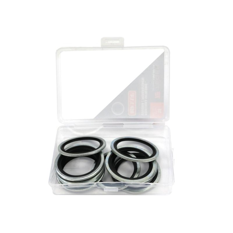 Podkładka metalowo gumowa z prowadzeniem BSP 1.1/4" TEGER ( sprzedawane po 10 )