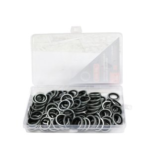 Podkładka metalowo gumowa z prowadzeniem BSP 3/8" TEGER (sprzedawane po 100 )