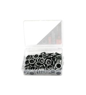 Podkładka metalowo gumowa z prowadzeniem M8 TEGER ( sprzedawane po 100 )