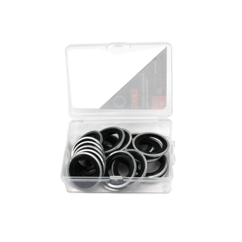 Podkładka metalowo gumowa z prowadzeniem M24 TEGER ( sprzedawane po 20 )