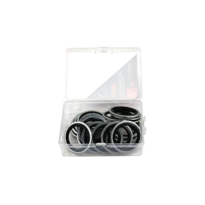 Podkładka metalowo gumowa z prowadzeniem M27 TEGER ( sprzedawane po 20 )