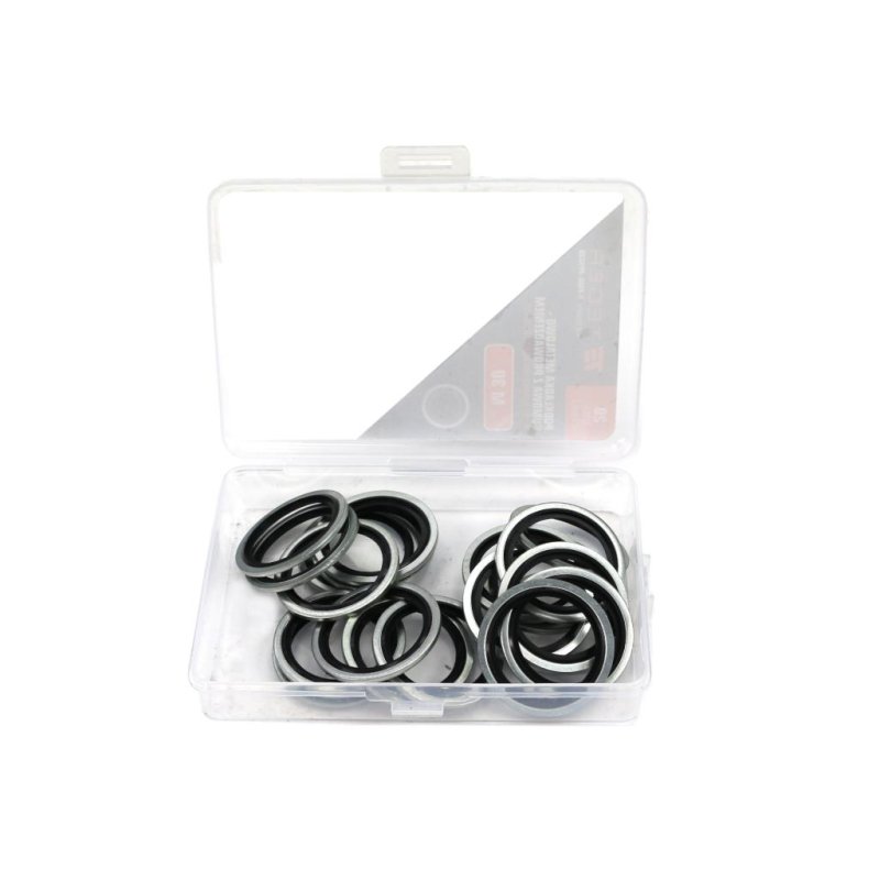 Podkładka metalowo gumowa z prowadzeniem M30 TEGER ( sprzedawane po 20 )