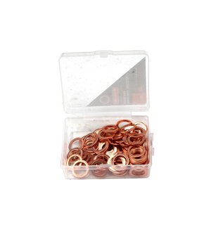 Podkładka. uszczelka miedziana 10x14x1  TEGER ( sprzedawane po 100 )