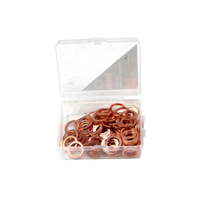 Podkładka. uszczelka miedziana 10x14x1  TEGER ( sprzedawane po 100 )