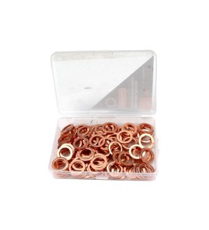 Podkładka. uszczelka miedziana wtryskiwacza 14x20x2 50004140 Os-33-1 C-330  TEGER ( sprzedawane po 100 )