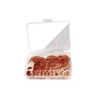 Podkładka. uszczelka miedziana 17x22x1.5  TEGER ( sprzedawane po 100 )