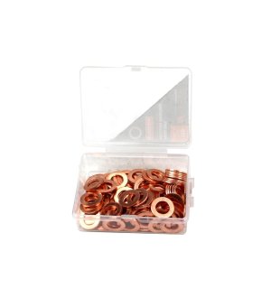 Podkładka. uszczelka miedziana 8x14x0.8 TEGER ( sprzedawane po 100 )