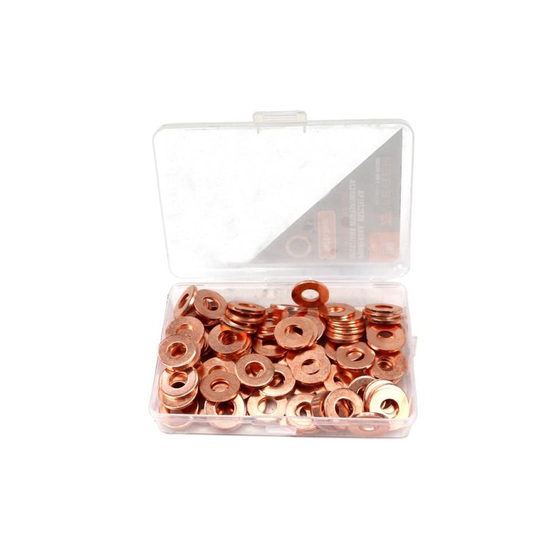 Podkładka. uszczelka miedziana wtryskiwacza 9x20x2 TEGER ( sprzedawane po 100 )