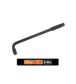 Pokrętło do nasadek TYP L 1" 550 mm, Cr-Mo - kute, Teger