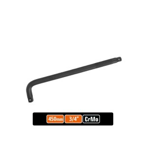Pokrętło do nasadek TYP L 3/4" 450 mm, Cr-Mo - kute, Teger