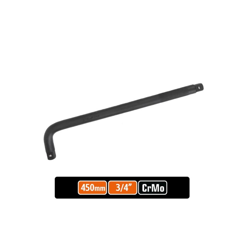 Pokrętło do nasadek TYP L 3/4" 450 mm, Cr-Mo - kute, Teger