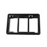 Listwa montażowa czarna trójdzielna  EXPOM KWIDZYN eu