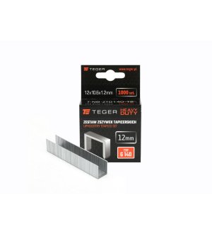 Zestaw zszywek tapicerskich HEAVY DUTY (typ G/140) 12/10,6/1,2mm / 1000 szt / TEGER