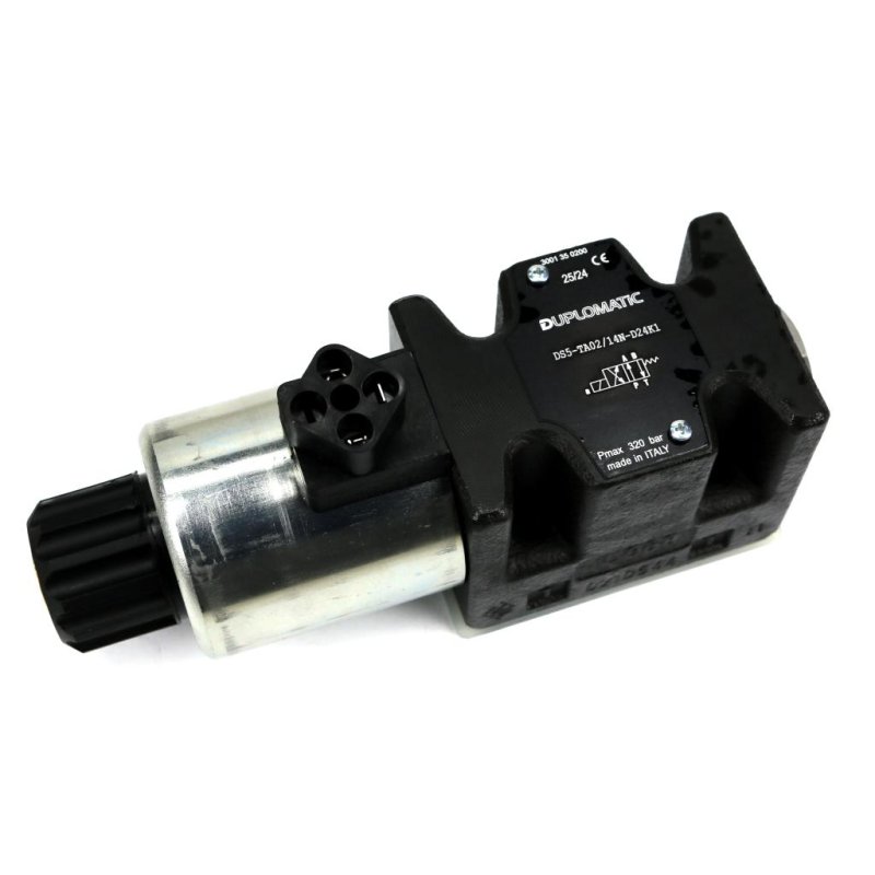 Rozdzielacz (elektrozawór NG 10) DS5-TA02/14N-D24K1 24VDC (cewka x 1) Compact 320bar. 150l/min Duplomatic
