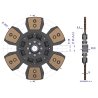 Tarcza sprzęgła ceramiczna Belarus,Mtz Pronar 801601130 WARYŃSKI