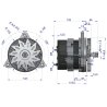 Alternator 14V. 55A. MF-4 3510000. A133-55A EXPOM KWIDZYN eu