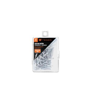 Zestaw nitów zrywalnych. aluminiowych (4.0x16mm) / 50 szt. / TEGER