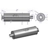 Tłumik Bizon (puszka nie kompletny) INOX WARYŃSKI