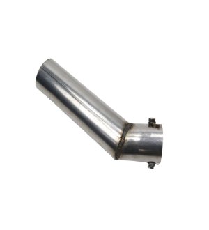 Rura do tłumika 5040390070.1P504039012/0 wygięta końcówka Bizon INOX WARYŃSKI