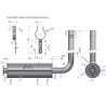 Tłumik Bizon kompletny Z-058 INOX WARYŃSKI