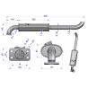Tłumik T25 INOX WARYŃSKI