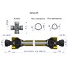 Wał przegubowo-teleskopowy 1010-1580mm 270Nm 32X38 Z8 rosyjski 40270 CE 2020 seria 2R WARYŃSKI