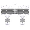 Wałek, WOM frezowany dwustronnie 300mm Z6 - 1 3/8, Waryński