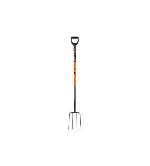 Widły gospodarcze 4-zębne na metalowym trzonku - Extra Long, (dł. 1600 mm), Teger