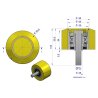 Rolka podporowa, PU 95x61x16,5, zastosowanie 60200052, 252096 Grimme, Waryński