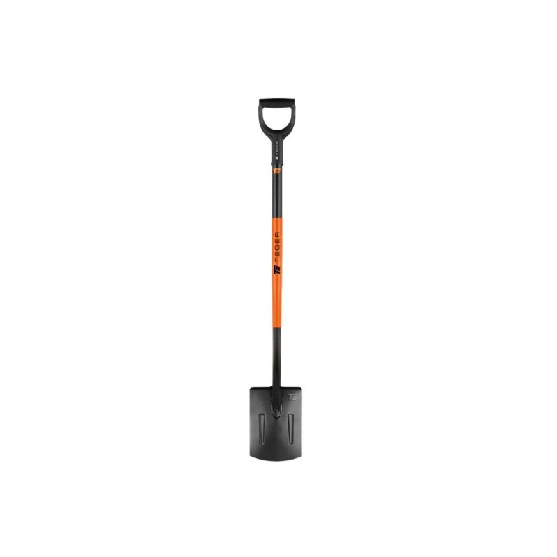 Szpadel prosty na metalowym trzonku, (dł. 1250 mm), Teger