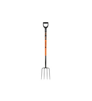 Widły gospodarcze 4-zębne na metalowym trzonku - Standard, (dł. 1250 mm), Teger