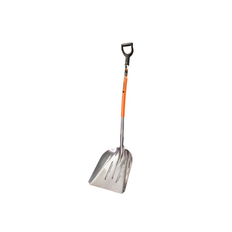 Łopata aluminiowa gospodarcza - uniwersalna - szeroka, (368/483/1380mmm), Teger