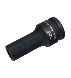 Nasadka udarowa 3/4" dwunastokątna ze stali CrMo 17mm bardzo długa D90 SLIM Waryński