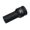 Nasadka udarowa 3/4" dwunastokątna ze stali CrMo 19mm bardzo długa D90 SLIM Waryński