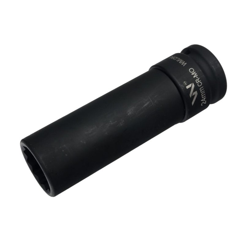 Nasadka udarowa 3/4" dwunastokątnaze stali CrMo 24mm bardzo długa D120 SLIM Waryński