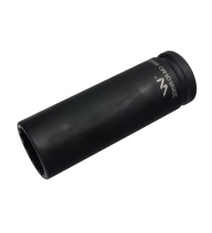 Nasadka udarowa 3/4" dwunastokątna ze stali CrMo 30mm bardzo długa D120 SLIM Waryński