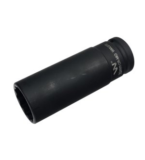 Nasadka udarowa 3/4" dwunastokątna ze stali CrMo 32mm bardzo długa D120 SLIM Waryński