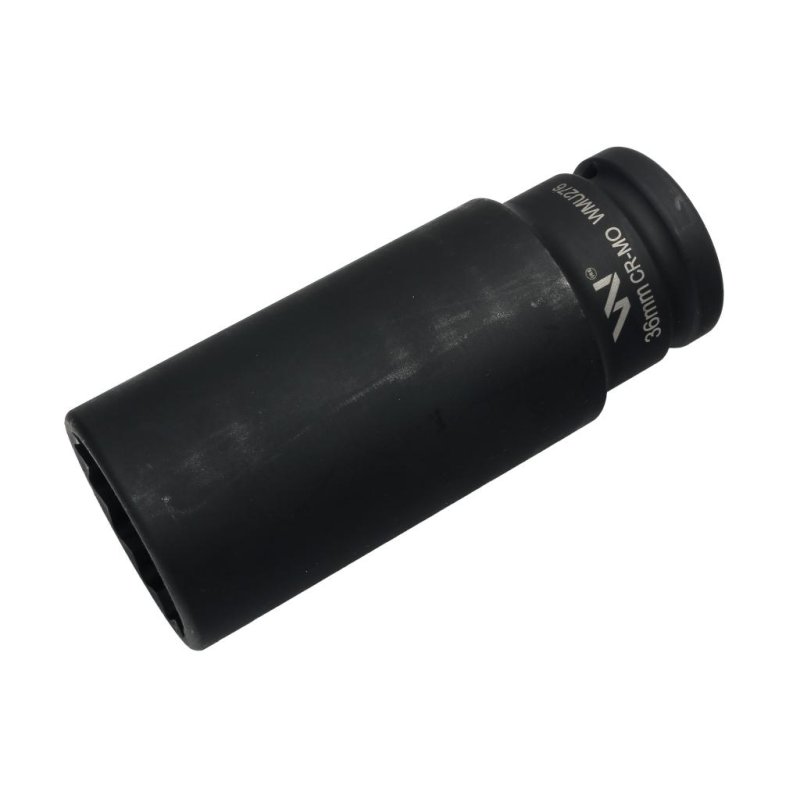 Nasadka udarowa 3/4" dwunastokątna ze stali CrMo 36mm bardzo długa D120 SLIM Waryński