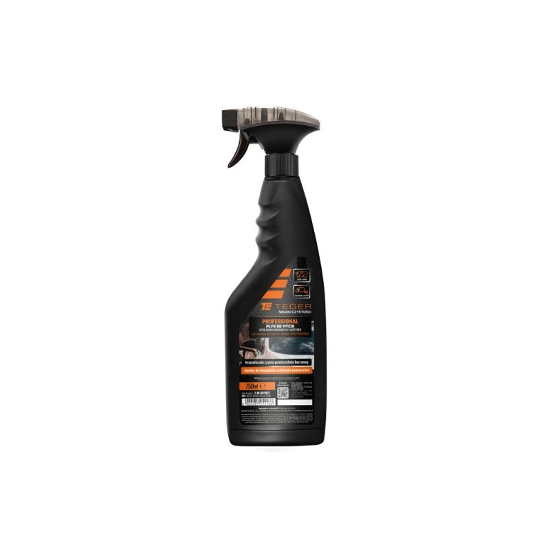 Płyn do mycia szyb samochodowych i lusterek - PROFESSIONAL, 750ml - atomizer, Teger
