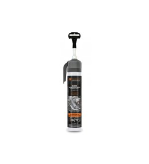 Silikon wysokotemperaturowy neutralny, RTV +300°C, uszczelniająco-klejący, czarny, 200 ml, Teger
