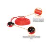 Przedłużacz jednogniazdowy, ogrodowy PROFESSIONAL, 3X1,5mm, IP20, H05VV-F, z uziemieniem, cert. CE / 10M, Teger