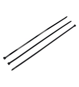 Opaski kablowe, opaska kablowa, opaski zaciskowe, tyrytytki, trytytki, 12.0 x 500mm 100 szt w worku czarne odporne na UV, Teger