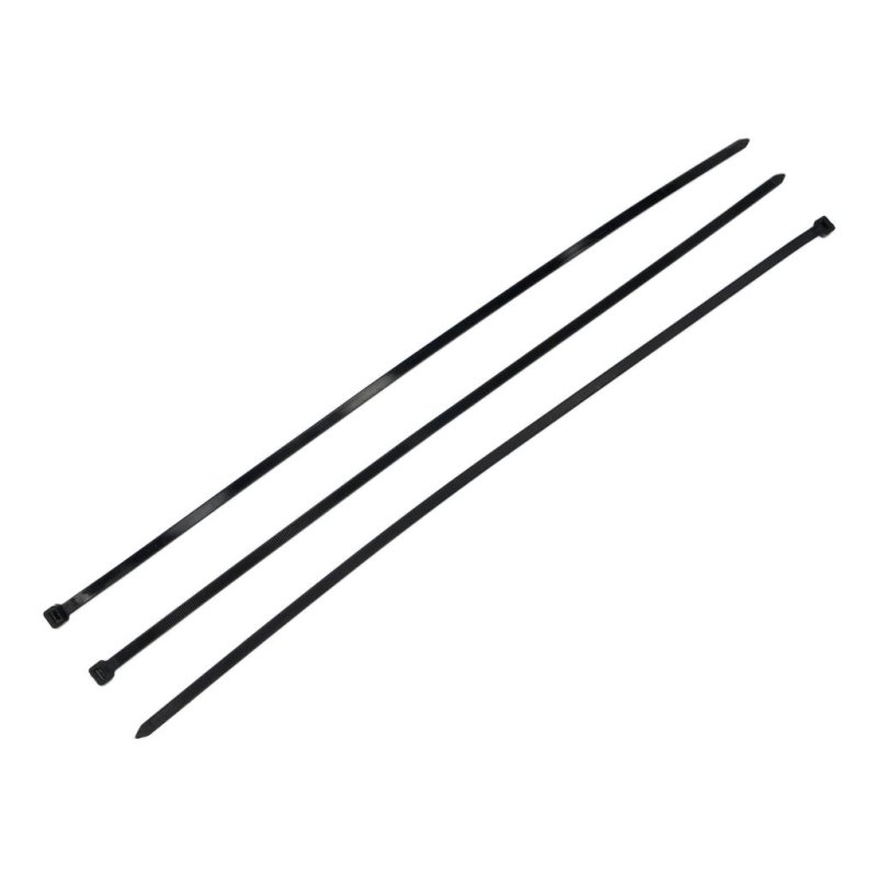 Opaski kablowe, opaska kablowa, opaski zaciskowe, tyrytytki, trytytki, 12.0 x 750mm 100 szt w worku czarne odporne na UV, Teger