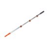 Trzonek aluminiowy - teleskopowy, 120 cm (mocowanie CLICK), Teger