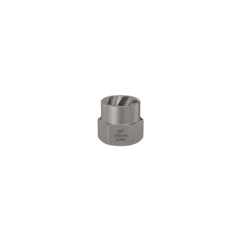 Nasadka do odkręcania uszkodzonych śrub i nakrętek, 3/4"  (19mm) - kute/ stal Cr-Mo, Teger