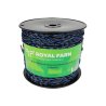 Plecionka, do elektryzatora 3mm, 3x0,50mm SS czarno-niebieska 400m, Royal Farm