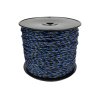 Plecionka, do elektryzatora 3mm, 3x0,50mm SS czarno-niebieska 400m, Royal Farm