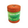 Plecionka, do elektryzatora 2mm, 3x0,16mm SS żółto-pomarańczowa 500m, Royal Farm