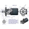 Silnik hydrauliczny orbitalny  V-MR-S 315 cm3/obr (135 bar / max.175 bar) VOIMA